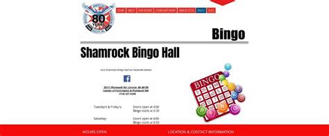 shamrock bingo hall|BINGO .